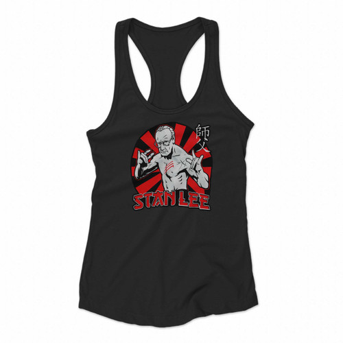 Stan Lee The Bruce Lee Of Marvel Women Racerback Tank Tops