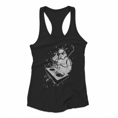 Star Wars Dj Stormtrooper Women Racerback Tank Tops