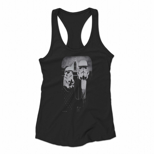 Stormtrooper Funny Parody Star Wars Women Racerback Tank Tops