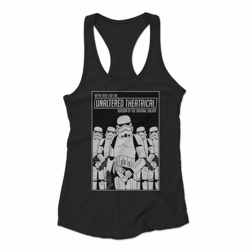 Stormtrooper Trilogy Women Racerback Tank Tops