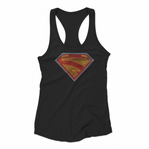 Supergirl Logo Women Racerback Tank Tops