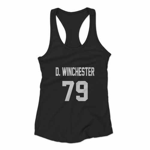 Supernatural D Winchester 79 Logo Women Racerback Tank Tops