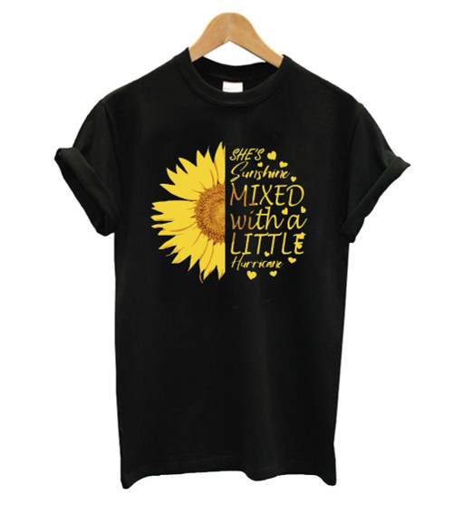 Sunshine Mixed With A Little Hurricane Country Music Men's T-Shirt Tee