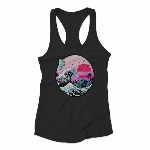 The Great Retro Wave Women Racerback Tank Tops