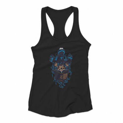 The Necron Om Nom Nom Nom Nicon Women Racerback Tank Tops