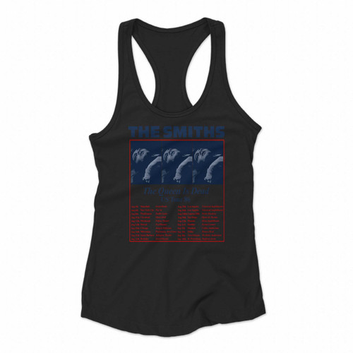 The Smiths The Queen Is Dead Us Tour 86 Women Racerback Tank Tops