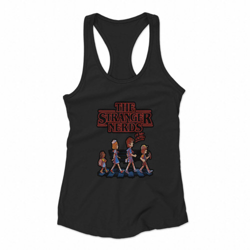 The Stranger Nerds Women Racerback Tank Tops The Stranger Nerds Women Racerback Tank Tops