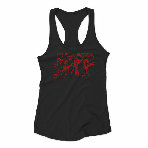 The Velvet Underground Art Women Racerback Tank Tops