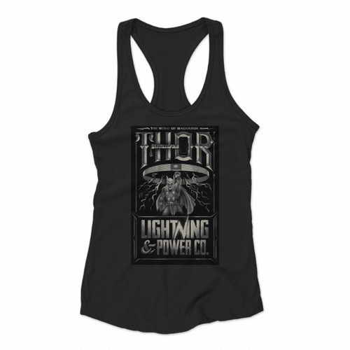 Thor The Hero Of Ragnarok Women Racerback Tank Tops