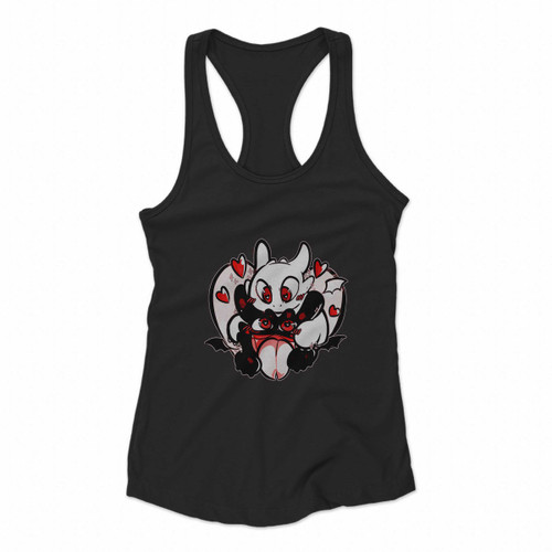 Toothless And Light Fury How To Train Your Dragon Women Racerback Tank Tops
