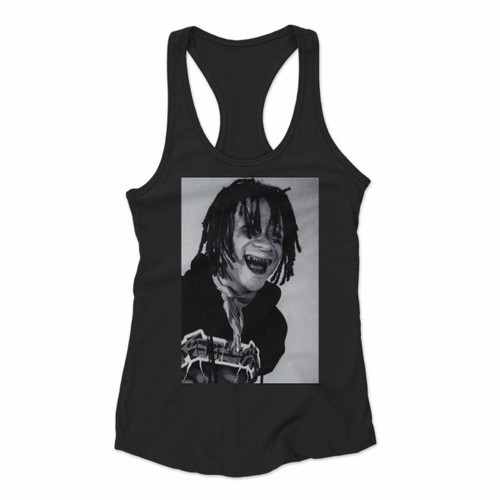 Trippie Redd Camiseta Blanca Cover Women Racerback Tank Tops