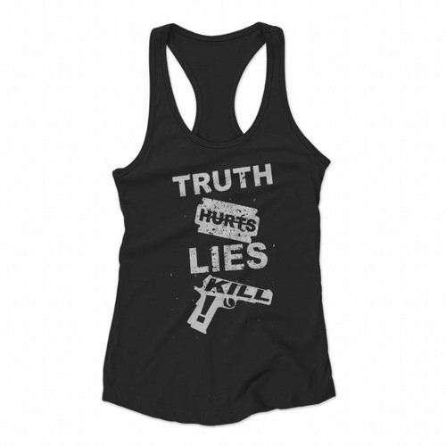 Truth Hurts Lizzo Sketch Women Racerback Tank Tops