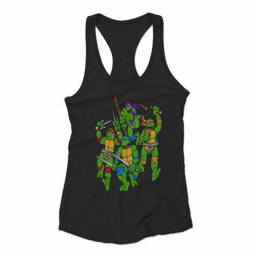 Turtles Tmnt Ninja Turtles Women Racerback Tank Tops