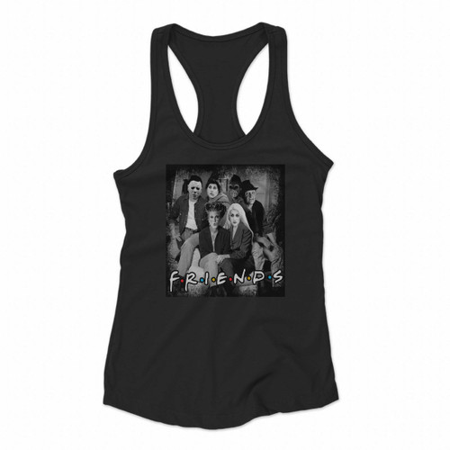 Tv Show Horror Friends Pennywise Michael Myers Jason Voorhees Halloween Hocus Pocus Women Racerback Tank Tops