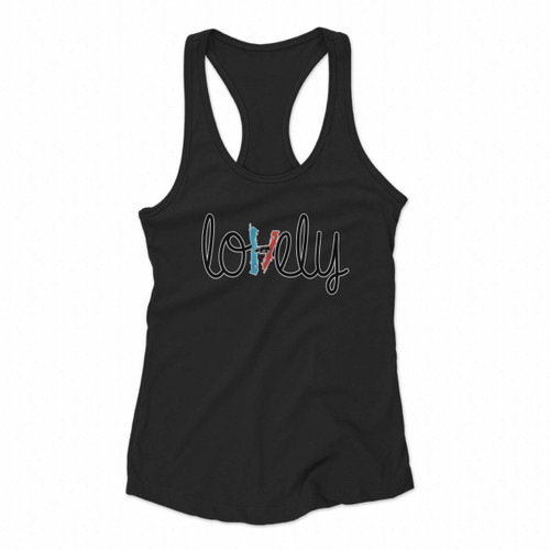 Twenty One Pilots Lovely Women Racerback Tank Tops