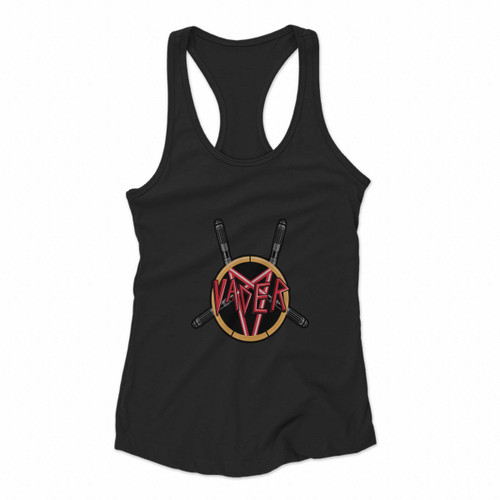 Vader Dark Side Metal Women Racerback Tank Tops