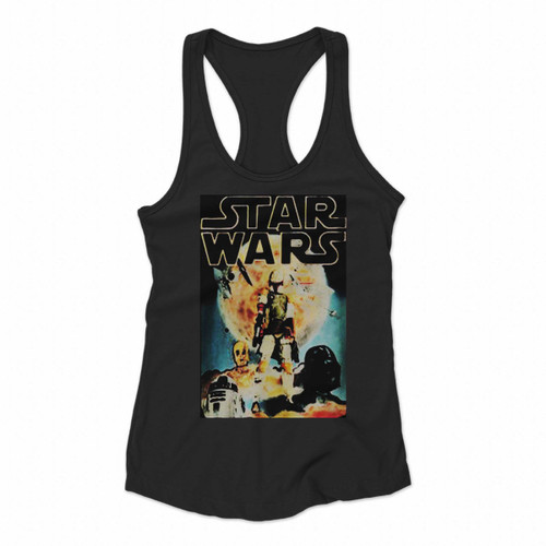 Vintage Star Wars Women Racerback Tank Tops