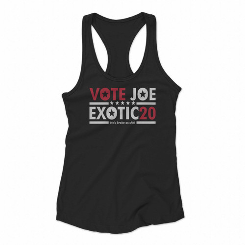 Vote For Joe Women Racerback Tank Tops