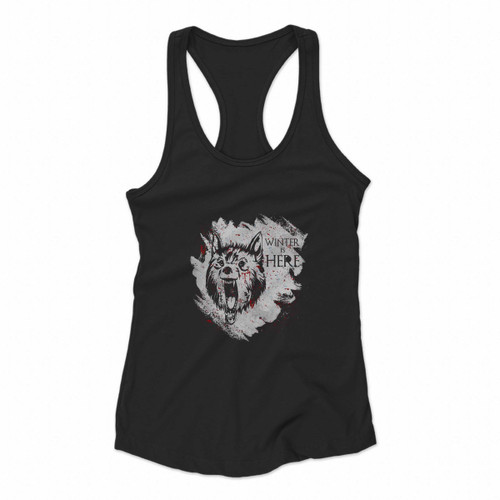 Winter Is Here Women Racerback Tank Tops