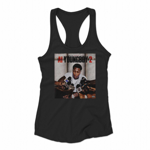 Nba Youngboy 38 Jersey Women Racerback Tank Tops