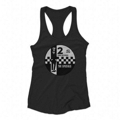 2 Tone Records The Specials Mens Retro Music Women Racerback Tank Tops