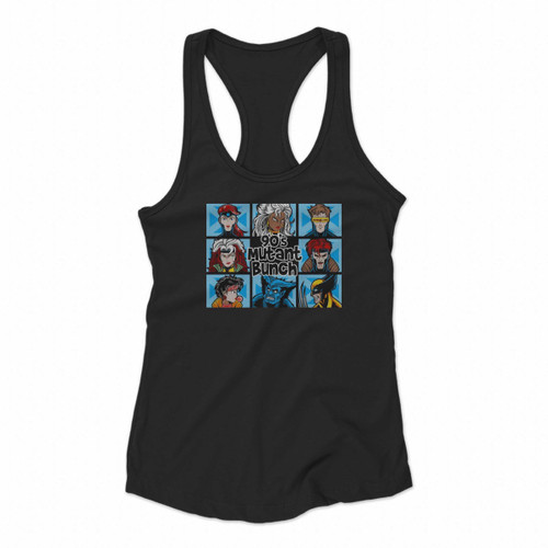 90S Mutant Bunch Women Racerback Tank Tops