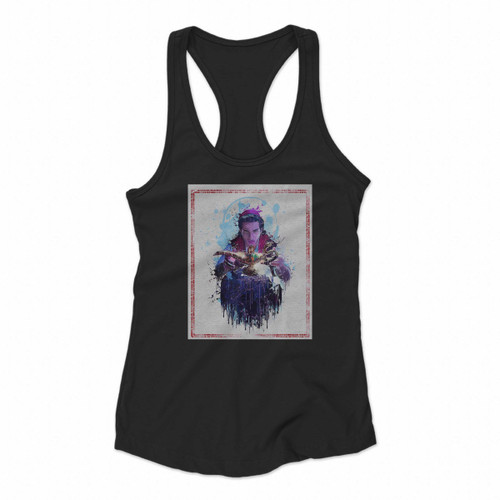 Aladdin 2019 Fan Art Women Racerback Tank Tops