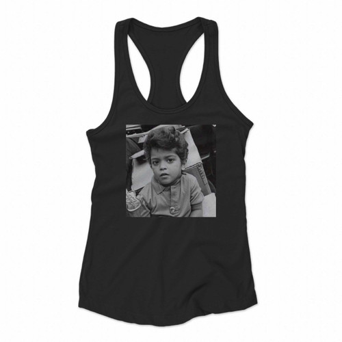 Bruno Mars Kids Women Racerback Tank Tops