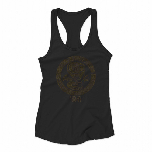 Cobra Kai Karate Kid Sweep Movie Leg Kung Fu 1984 Women Racerback Tank Tops