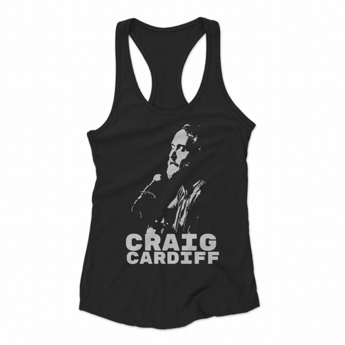 Craig Cardiff Shilouette Women Racerback Tank Tops