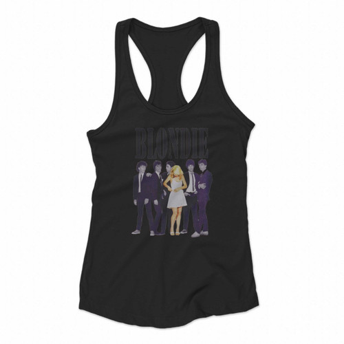 Debbie Harry Blondie Singer Women Racerback Tank Tops