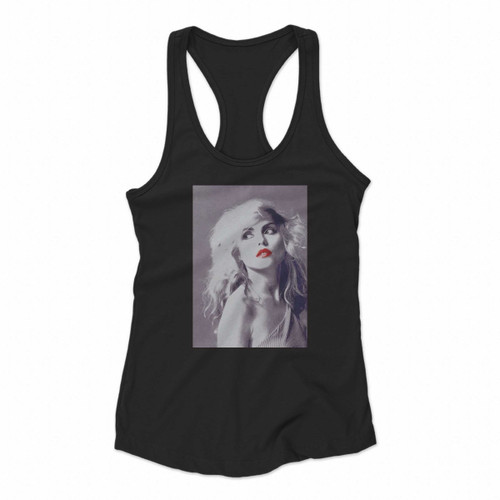 Debbie Harry Blondie Singer Rock Women Racerback Tank Tops