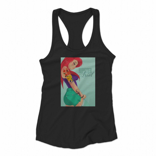 Disney Princess Ariel Hipster The Little Mermaid Women Racerback Tank Tops