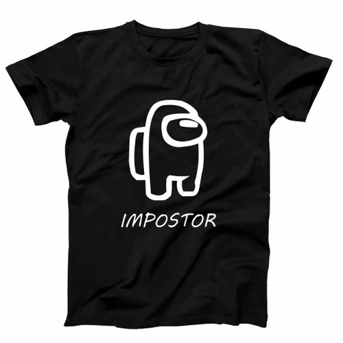 Among Us Impostor Logo Man's T-Shirt Tee