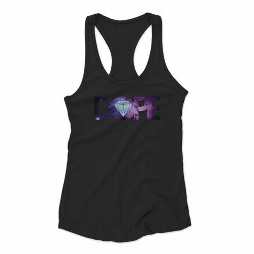 Dope Galaxy Dope Diamond Women Racerback Tank Tops