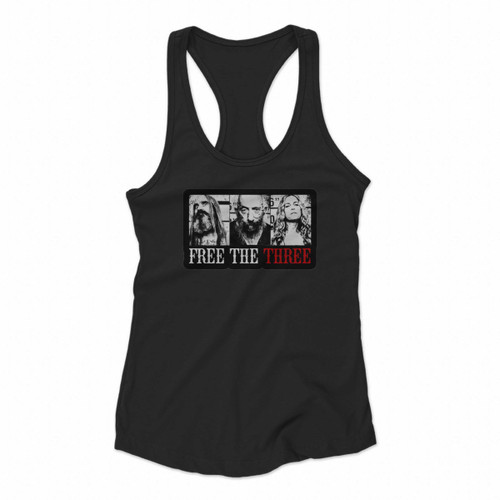 Free The Three Women Racerback Tank Tops