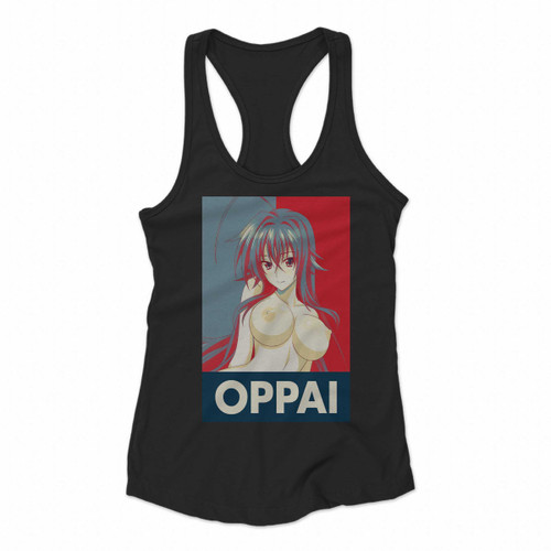 High School Dxd Rias Gremory Oppai Pop Art Women Racerback Tank Tops