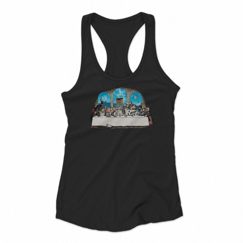 Holy Grail Dinner Women Racerback Tank Tops