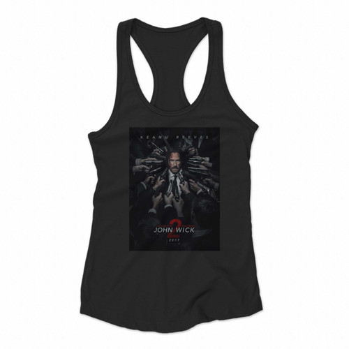 John Wick 2 Movie Women Racerback Tank Tops