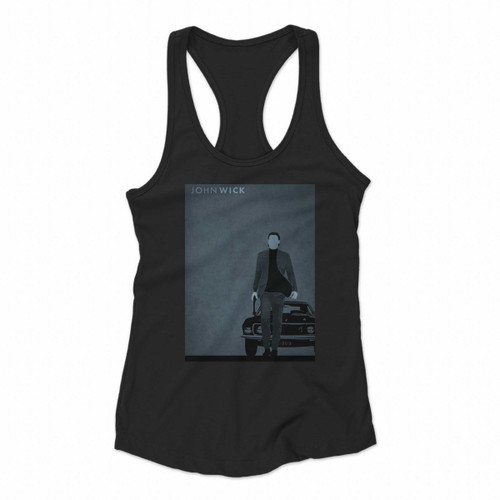 John Wick Action Movie Women Racerback Tank Tops