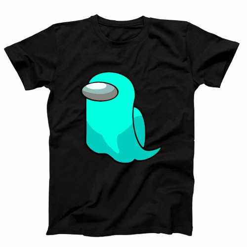 Among Us Ghost Cyan Man's T-Shirt Tee