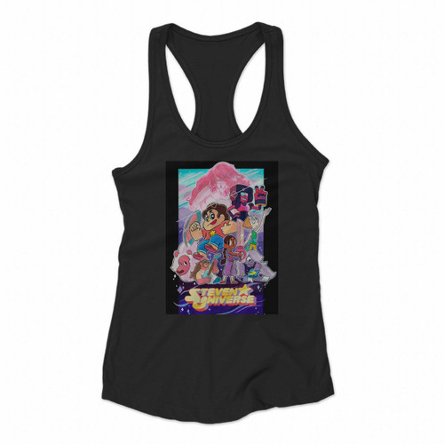 Joseph Johnston Print Steven Universe The Movie Women Racerback Tank Tops