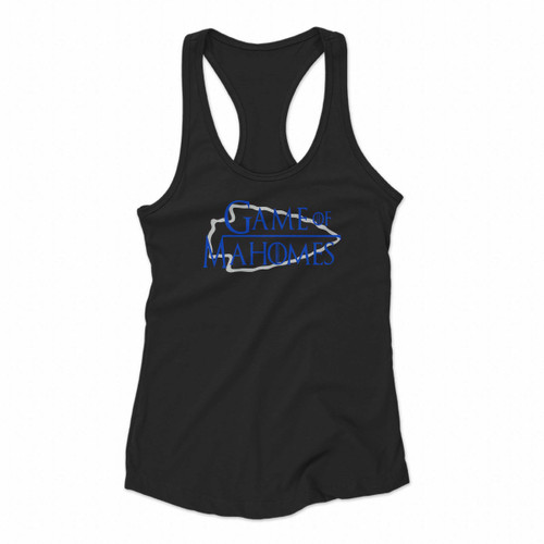 Kansas City Game Of Mahomes Women Racerback Tank Tops