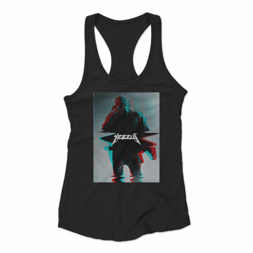 Kanye West Yeezus Women Racerback Tank Tops
