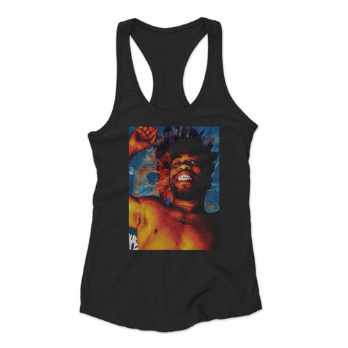 Kevin Abstract Women Racerback Tank Tops
