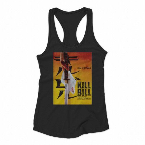 Kill Bill Uma Thurman Women Racerback Tank Tops