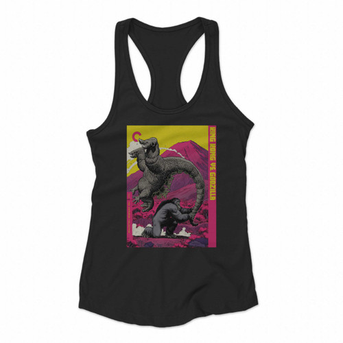 King Kong Vs Godzilla Women Racerback Tank Tops