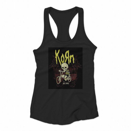 Korn Nu Metal Band Women Racerback Tank Tops