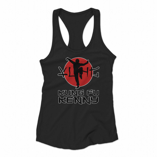 Kung Fu Kenny Women Racerback Tank Tops