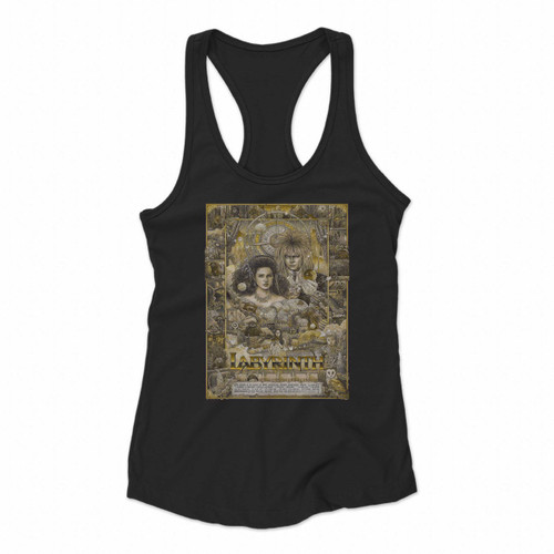 Labyrinth Vintage Movie Women Racerback Tank Tops